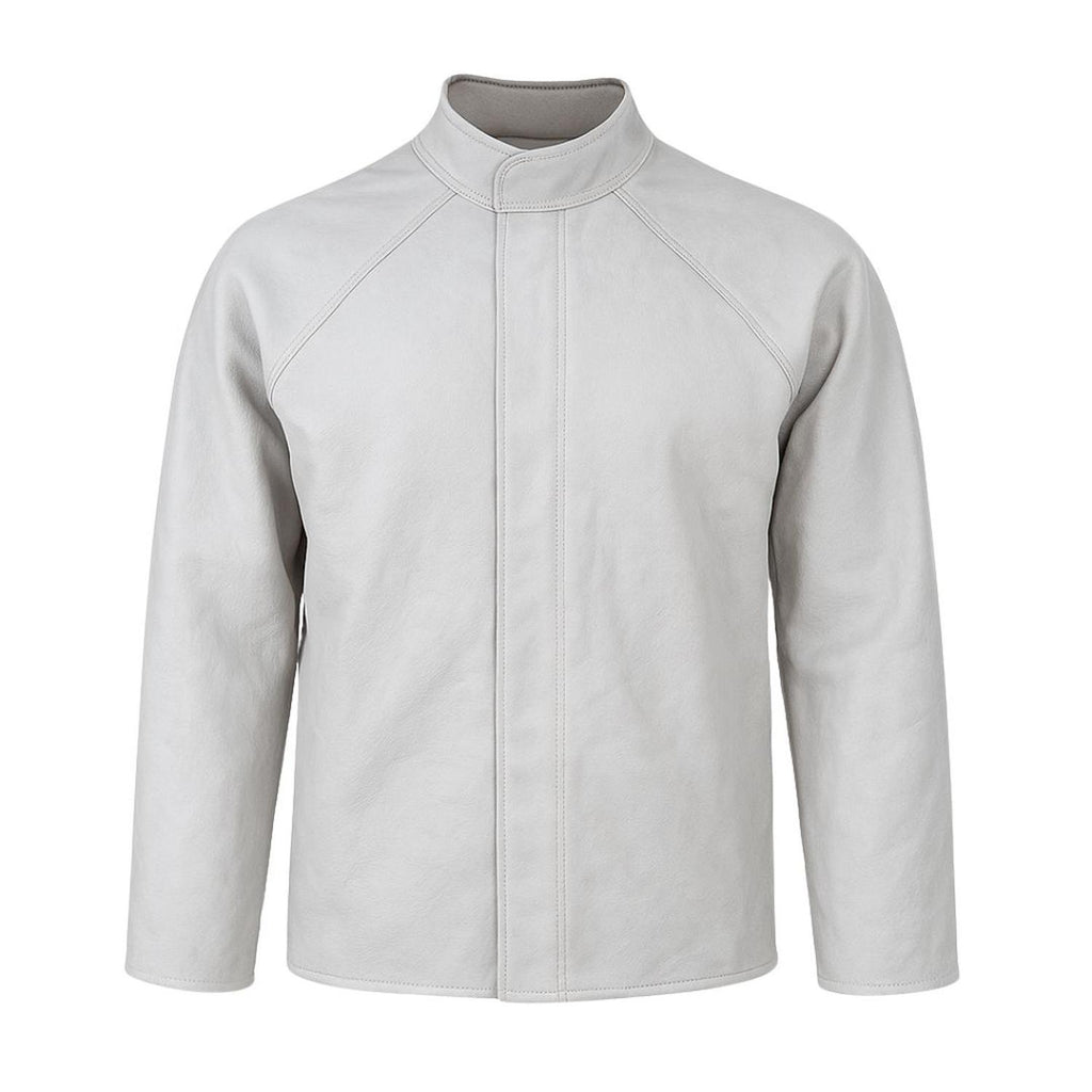 Chaqueta de cuero soldador con hilo kevlar