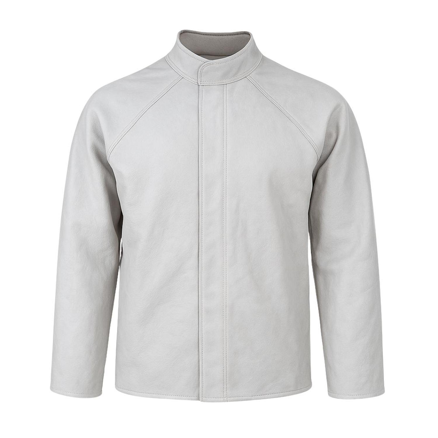 Chaqueta de cuero soldador con hilo kevlar