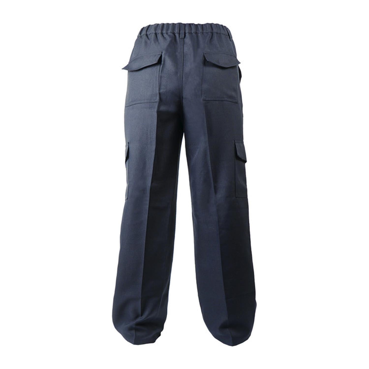 Pantalon poplin cargo azul - vista 2