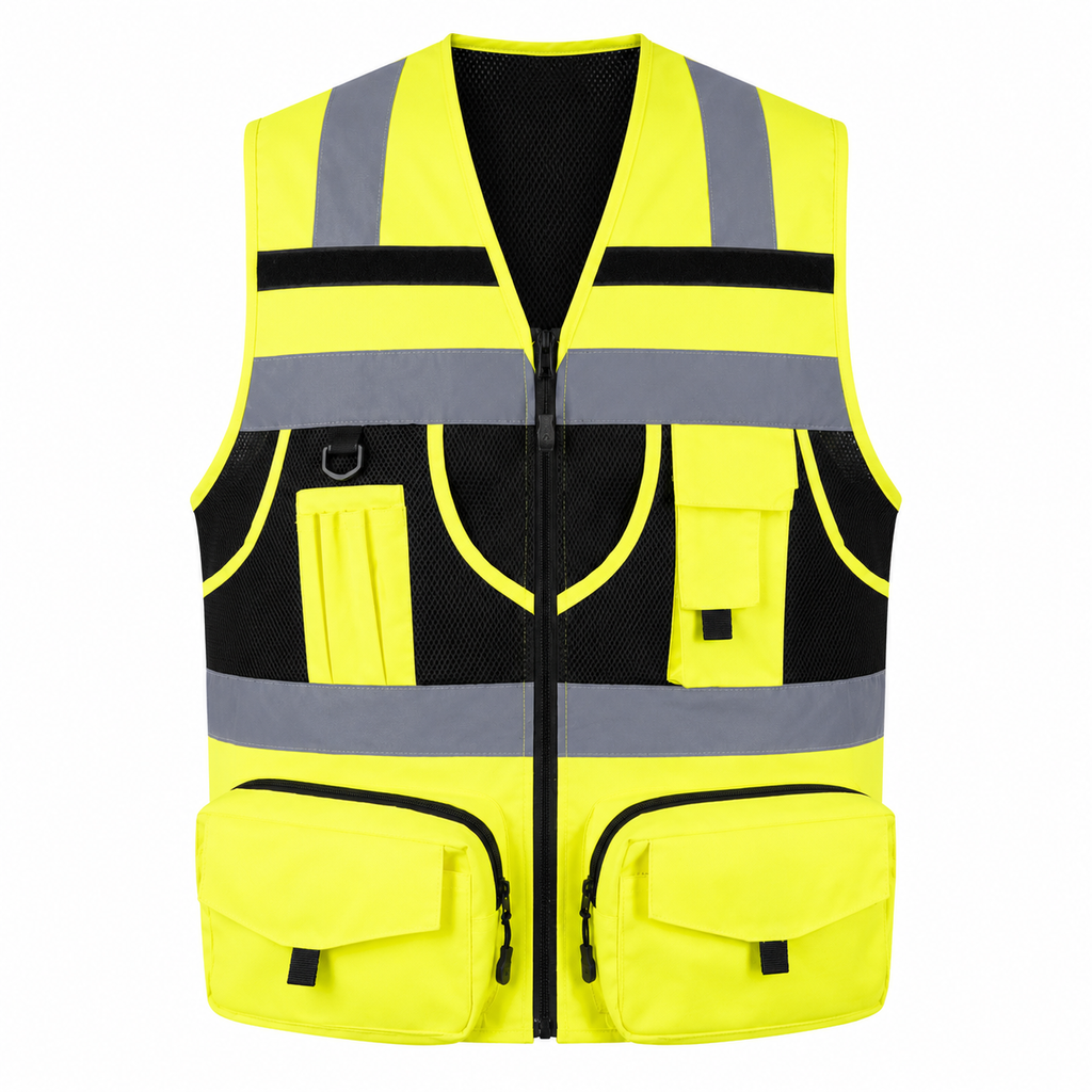 Chaleco Multifuncional Amarillo 360 — ACKERLAND