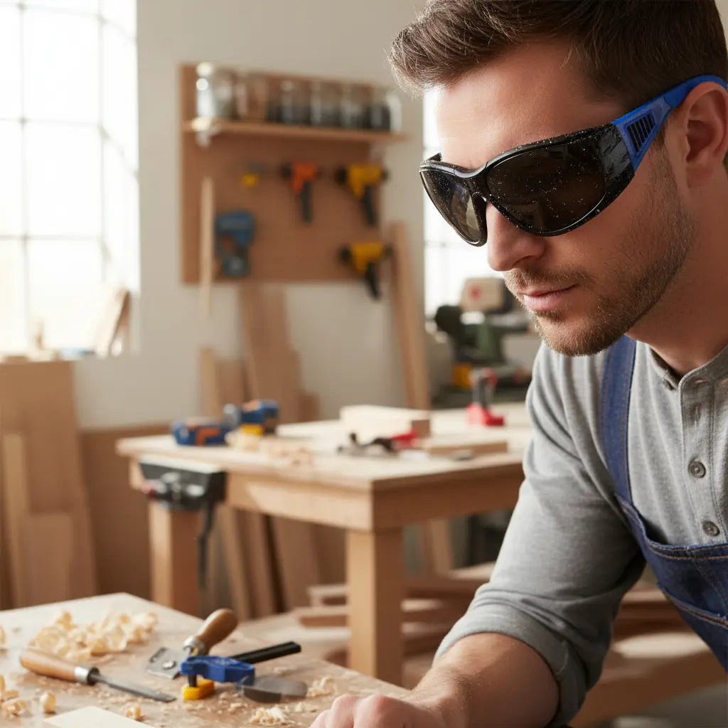Lentes de seguridad Pro Foam oscuro — Dreier