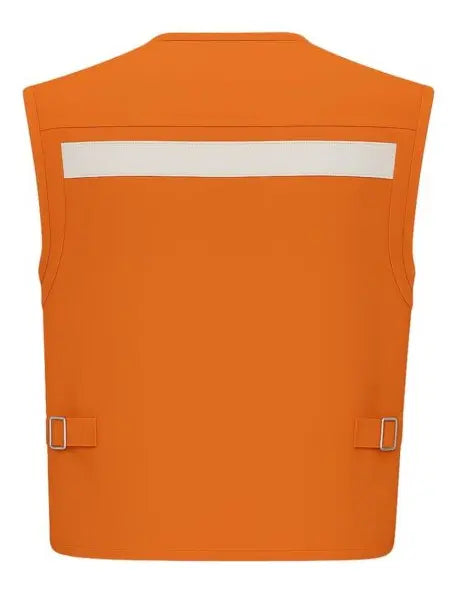 Chaleco geólogo poplin naranja — Ackerland