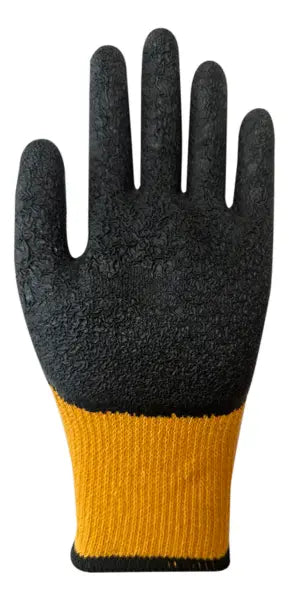 Guantes Multyflex palma látex amarillo — Thick (12 pares)