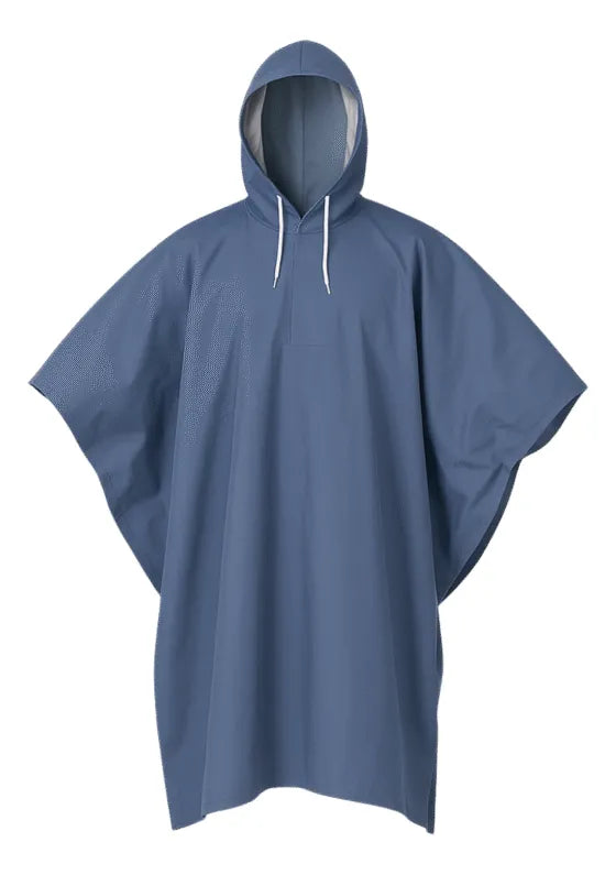Poncho impermeable PVC azul — Ackerland
