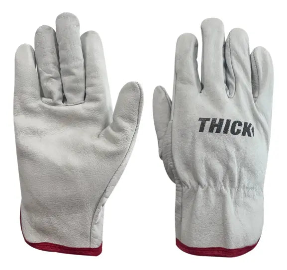 Guantes cabritilla sin forro — Thick (12 pares)