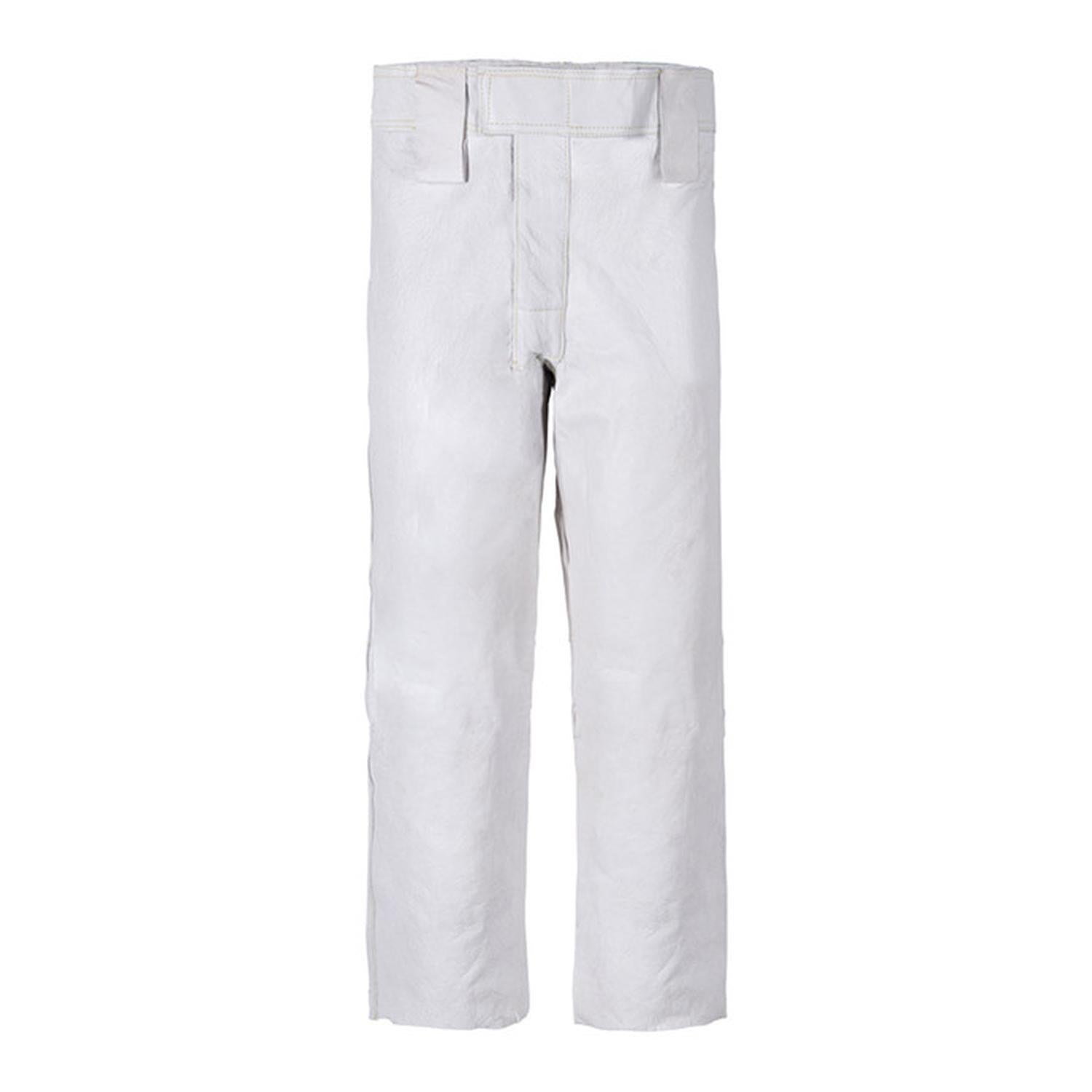 Pantalon de cuero soldador con hilo kevlar